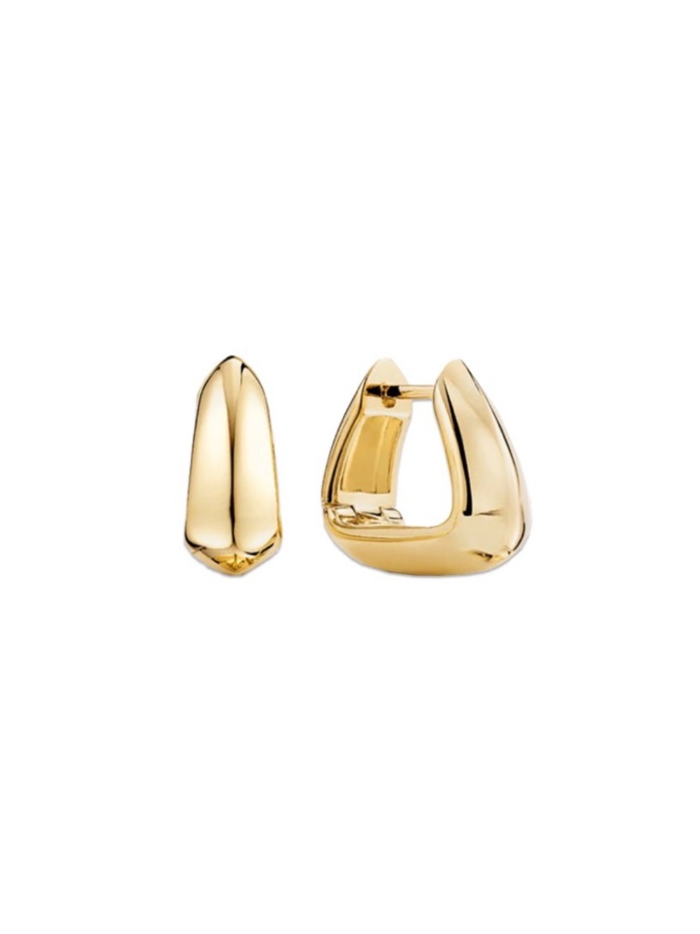 Mejuri ‘Patra’ Gold Vermeil Hoop Earrings
